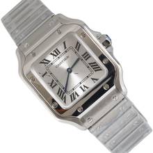 Thumbnail von Cartier Santos Galbée WSSA0082 Ladies 27MM quartz Full Set NEW
