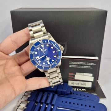  Tudor Pelagos Blue Edition Titanium 42mm Automático Completo 