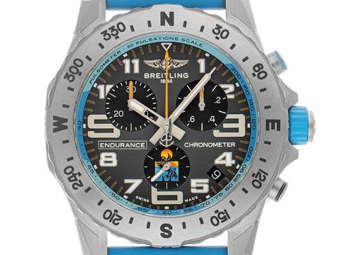 Breitling Endurance Pro IRONMAN World Championship 2025 Ref.E823105A1M1S1 2026 Full Set Ungetragen Endurance Pro IRONMAN® World Championship 2025 Limitiert blau 44mm 