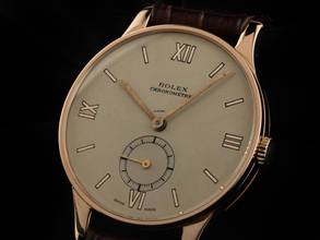 Thumbnail von Rolex Precision 18kt Rose Gold Ref.2582A 1958 Full Set very good Vintage Precision 18kt Rose Gold