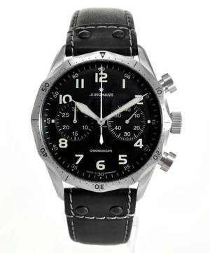 Junghans Meister Pilot Chronoscope Pilot Ref.27/3590.00 