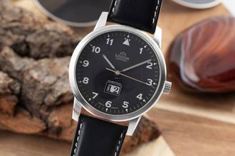  Union Glashütte Fliegeruhr Stahl Automatik Herrenuhr Ref. 26-45 