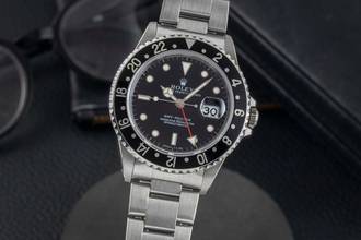  Rolex GMT-Master Oyster Edelstahl Automatik Herrenuhr Ref. 16700 U-Serie 