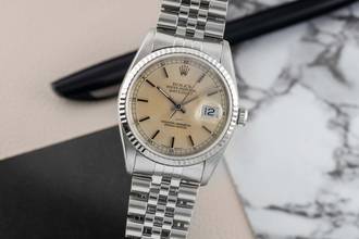 Rolex Datejust 36 Tropical Dial Steel White Gold Automatic Ref. 16234 X Series