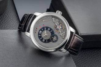 Thumbnail von Glashütte Original PanoInverse XL Steel Manual Wind Men's Watch Ref. 1-66-06-04-22-62