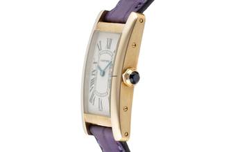 Thumbnail von Cartier Tank Américaine SM 18k (0.750) Gold Quartz Ladies' Watch Ref. W2601556