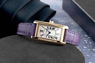 Thumbnail von Cartier Tank Américaine SM 18k (0.750) Gold Quartz Ladies' Watch Ref. W2601556