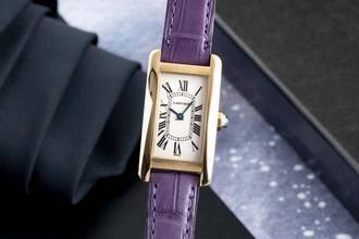 Thumbnail von Cartier Tank Américaine SM 18k (0.750) Gold Quartz Ladies' Watch Ref. W2601556
