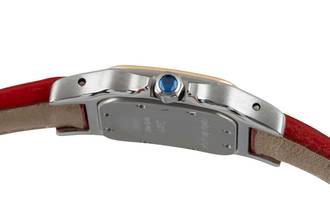 Thumbnail von Cartier Santos Steel / Gold Quartz Ladies' Watch Ref. W200124D Box & Papers