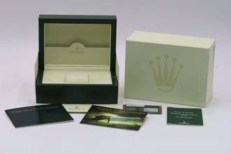Thumbnail von Rolex Submariner Date Steel / Gold Men's Watch Blue Dial Ref. 16613 B&P 2008 M-Series
