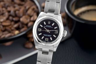 Thumbnail von Rolex Oyster Perpetual 26 Lady Automatik Edelstahl Damenuhr Ref 176200 Papiere 2008