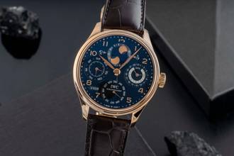 Thumbnail von IWC Portugieser Perpetual Calendar 18K (0.750) Rose Gold Perpetual Calendar Automatic Ref. IW502122