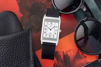 Thumbnail von Jaeger-LeCoultre Reverso Classique Classic stainless steel men's watch Ref. Q2518420 250.8.08