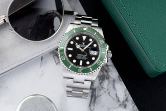 Thumbnail von Rolex Submariner Date Starbucks men's watch Oyster Perpetual 126610LV B&P 2025