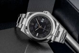 Thumbnail von Rolex Datejust II 41 Black Dial Oyster Steel Automatic Men's Ref. 116300 Box