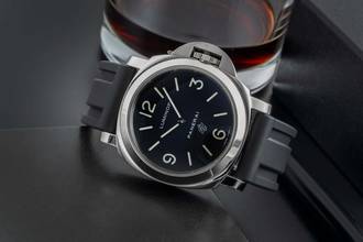Thumbnail von Panerai Luminor Base Logo 44 Steel Hand-Wound Men's Watch Ref. PAM00000 B&P 2015