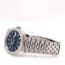 Thumbnail von Rolex Datejust 36 Blue After Market Diamond – 126200 – like NEW – 01/2021 Full Set