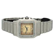 Thumbnail von Cartier Santos Galbée 987901 Brown Patina Dial Full Serviced