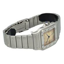 Thumbnail von Cartier Santos Galbée 987901 Brown Patina Dial Full Serviced