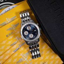  Breitling Old Navitimer Blue Dial 