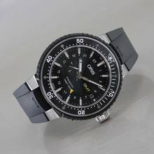  Oris ProDiver GMT Titan Ø 49 mm Automatik Kautschuk Full Set Top Zustand 