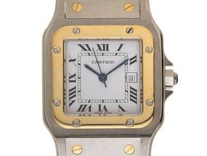Thumbnail von Cartier Santos GM Großes Modell Ref.2961 1979 Full Set sehr gut Vintage Santos GM großes Modell