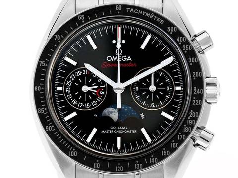  Omega Speedmaster Moonphase Mondphase Ref.304.30.44.52.01.001 2026 Full Set Ungetragen Speedmaster Mondphase 