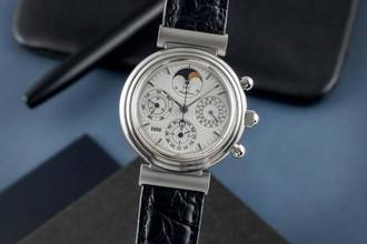 Thumbnail von IWC Da Vinci Perpetual Calendar Chronograph Stahl Perpetual Calendar Automatik Herren Ref IW375011