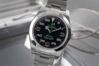  Rolex Air King Automatik Stahl Herrenuhr Oyster Perpetual Ref. 116900 