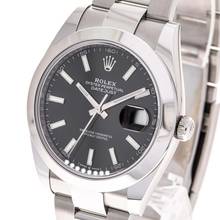 Thumbnail von Rolex Datejust 41 Black Oyster – 126300 – like NEW – 12/2023 Full Set Lc100