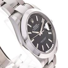 Thumbnail von Rolex Datejust 41 Black Oyster – 126300 – like NEW – 12/2023 Full Set Lc100