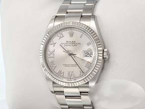 Thumbnail von Rolex Datejust 36 126234 2023 Stahl Weissgold 750 Diamanten Automatik Stainless Steel 18kt White Gold Oyster-band Chronometer