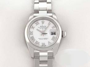  Rolex Lady-Datejust 26mm 179160 Edelstahl Automatik Damen Stahl Damenuhr Stainless Steel Oyster-band Chronometer White Dial 