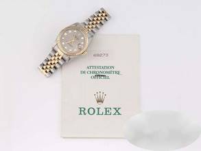 Thumbnail von Rolex Datejust 31 31mm 68273 1996 Stahl Gelbgold 750 Diamanten Automatik Stainless Steel 18kt Yellow Jubilé-band Chronometer Oyster