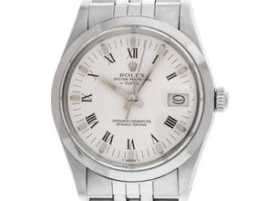 Thumbnail von Rolex Oyster Perpetual Date Ref.15000 1982 Box&Beschreibung sehr gut Vintage Oyster Perpetual Date open 6/9