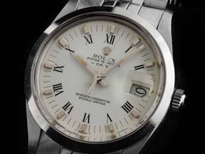 Thumbnail von Rolex Oyster Perpetual Date Ref.15000 1982 Box&Beschreibung sehr gut Vintage Oyster Perpetual Date open 6/9