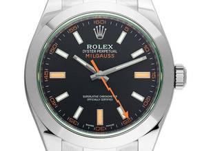  Rolex Milgauss Oyster Perpetual Milgauss Ref.116400GV 2008 LC 100 Full Set sehr gut Vintage Oyster Perpetual Milgauss 