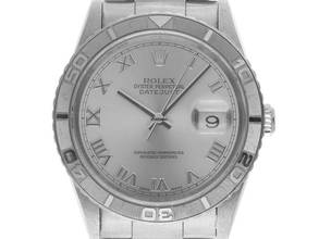 Thumbnail von Rolex Datejust Turn-O-Graph Turn-O-Graph Ref.16264 2003 Box&Beschreibung sehr gut Vintage Datejust Turn-O-Graph Stahl 18kt Weißgold