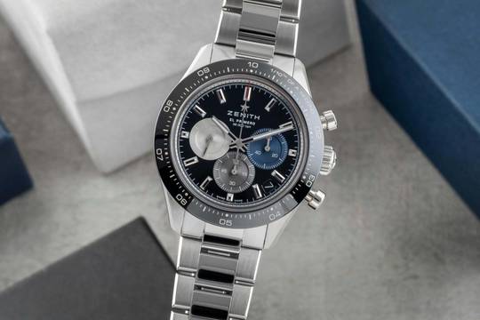  Zenith Chronomaster Sport Chronograph Stahl Automatik Ref. 03.3100.3600/21.M3100 B&P 