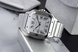 Thumbnail von Cartier Santos De Cartier Steel Automatic Ref. WSSA0018