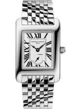  Frederique Constant FC-235S2C6B Damenuhr Klassik Karree 25mm 3ATM 