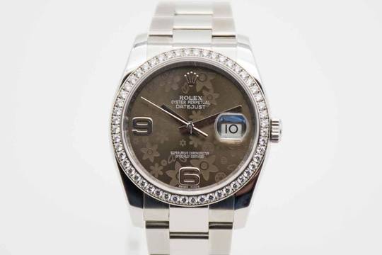  Rolex Datejust 36 Floral LC100 Fullset aus Erstbesitz 