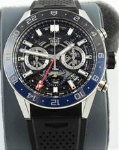  TAG Heuer Carrera Heuer02 Twin-Time CBG2A1Z.FT6157 Full Set / New Watch 