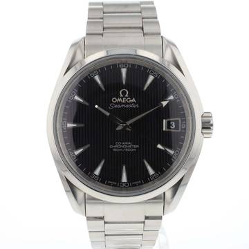  Omega Seamaster Aqua Terra Steel Black Dial 