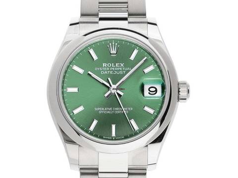  Rolex Datejust 31 Medium Ref.278240 2021 Full Set wie Neu Datejust Medium Green Dial 
