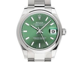  Rolex Datejust 31 Medium Ref.278240 2021 Full Set wie Neu Datejust Medium Green Dial 