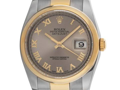  Rolex Datejust 36 Ref.116203 2015 Full Set wie Neu Vintage Datejust 