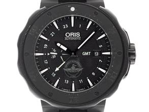  Oris Force Recon GMT Ref.01 747 7715 7754 2019 sehr gut Vintage Force Recon GMT United States Marine Corps Titan Kautschuk Faltschließe 