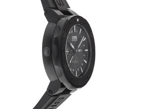 Thumbnail von Oris Force Recon GMT Ref.01 747 7715 7754 2019 sehr gut Vintage Force Recon GMT United States Marine Corps Titan Kautschuk Faltschließe