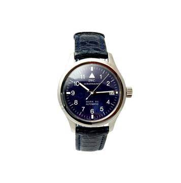  IWC Fliegeruhr Mark Xii Pilot Platin blue Dial limited 500 pieces 